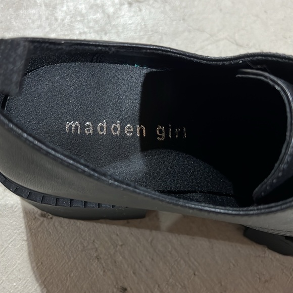 Lug shoes black madden girl - Picture 4 of 5